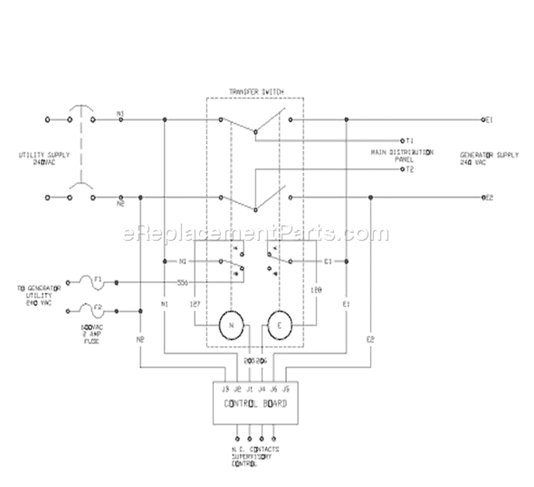 Page C Diagram and Parts List for 1928-1  Briggs and Stratton Generator
